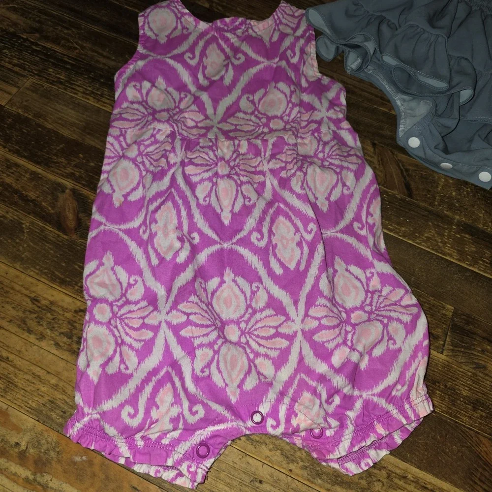 Baby Girl Size 18 Mo Lot Of 5 Rompers Jumpers Bubbles Dress Comfy Bundle